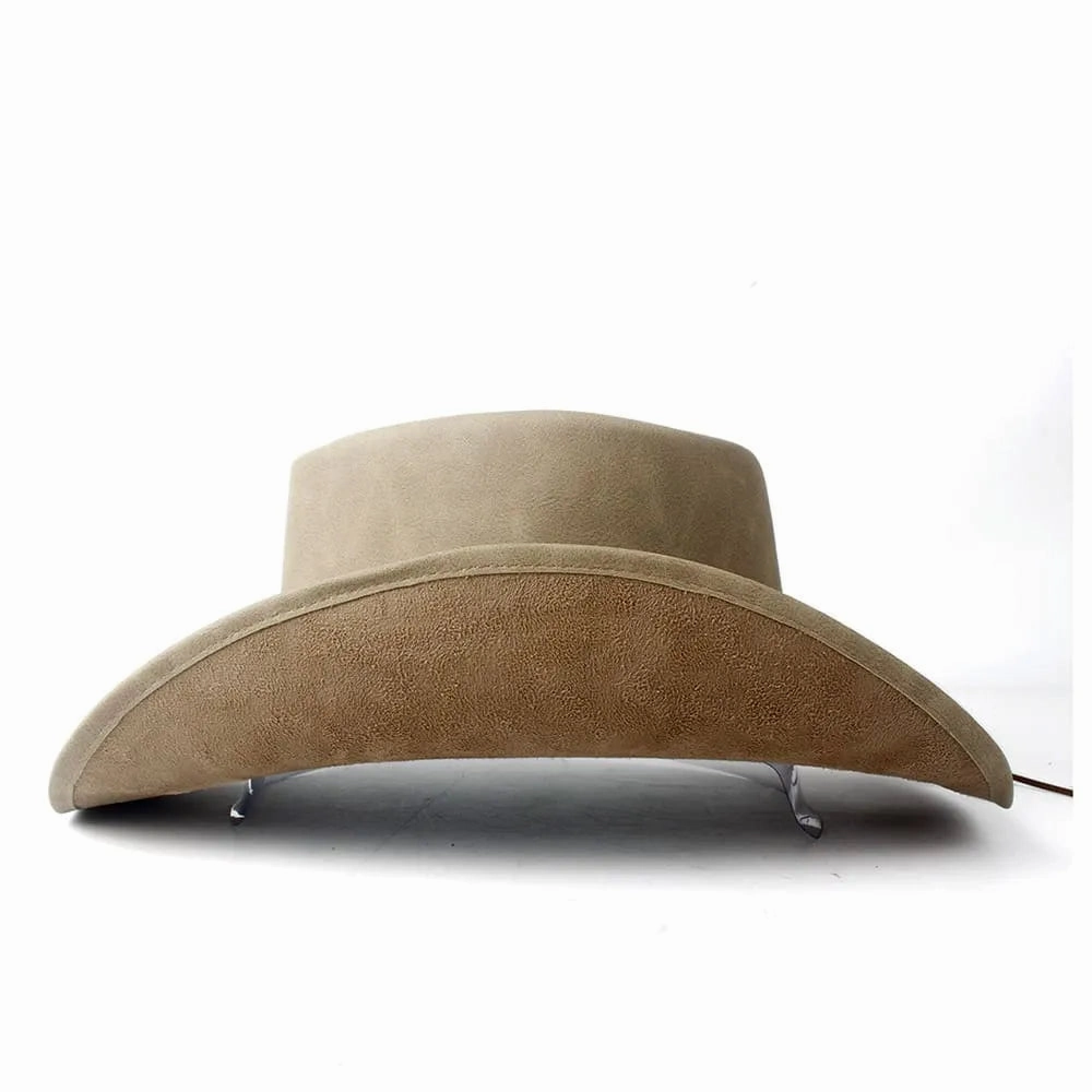 Golden Phoenix Genuine Leather Cowboy Hat