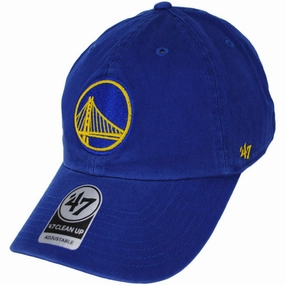 Golden State Warriors NBA Clean Up Strapback Baseball Cap Dad Hat