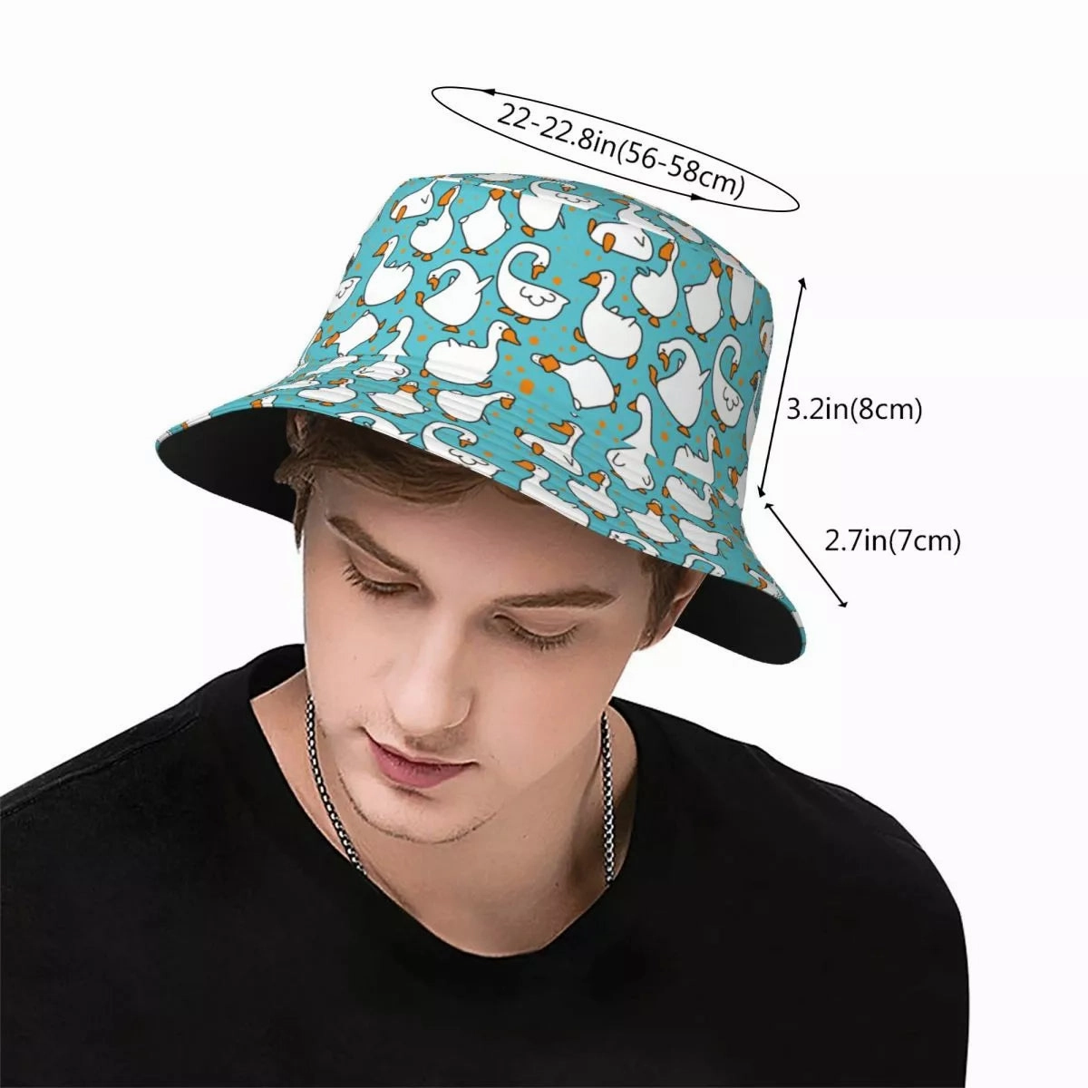 Goose Turquoise Bucket Hat