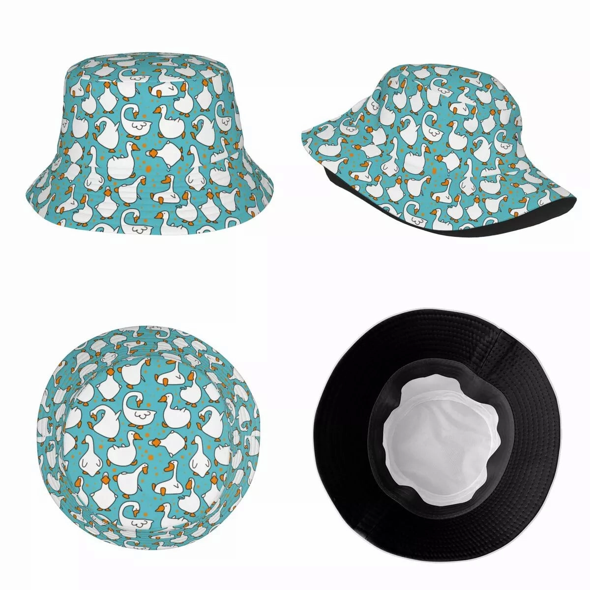 Goose Turquoise Bucket Hat