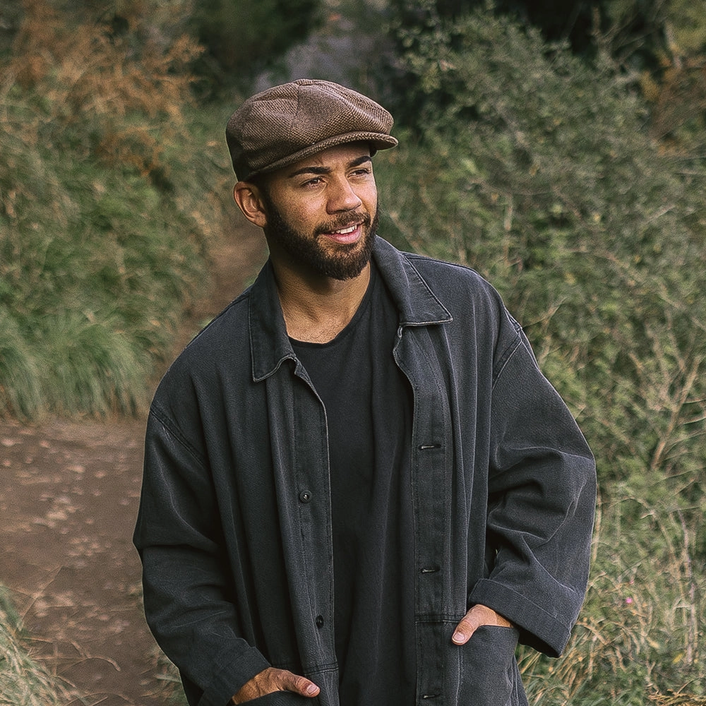 Gotham Newsboy Cap - Brown