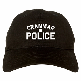 Grammar Police Gag Mens Dad Hat Baseball Cap