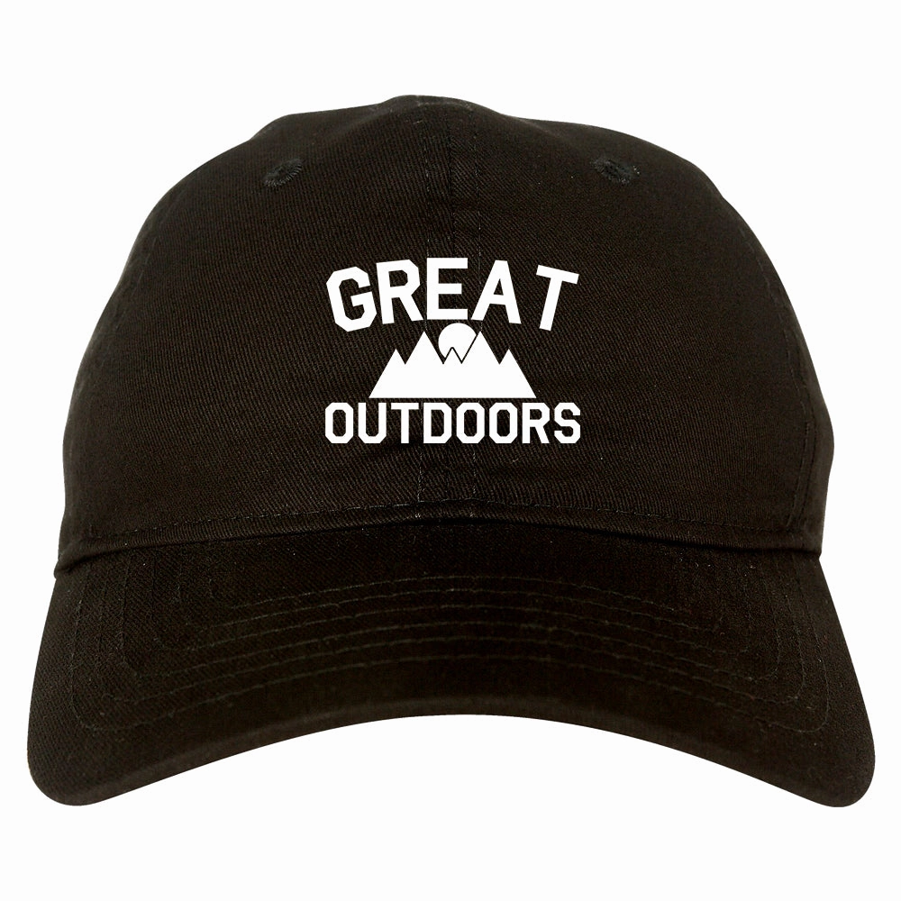 Great Outdoors Camping Mens Dad Hat Baseball Cap