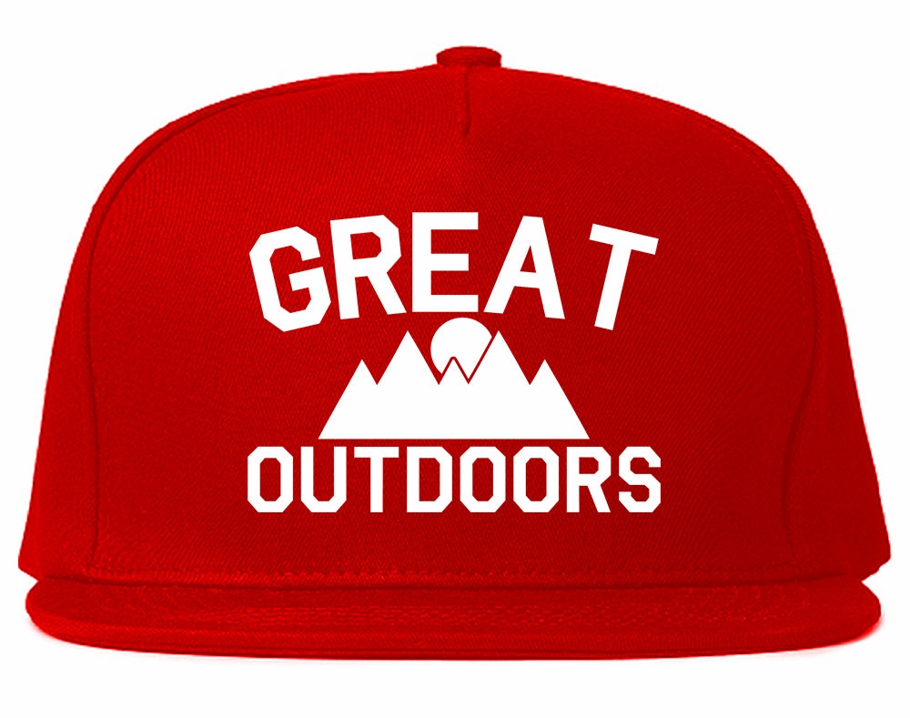 Great Outdoors Camping Mens Snapback Hat