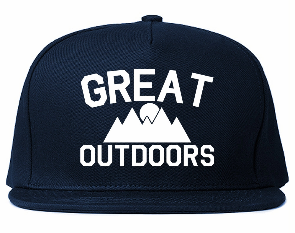Great Outdoors Camping Mens Snapback Hat