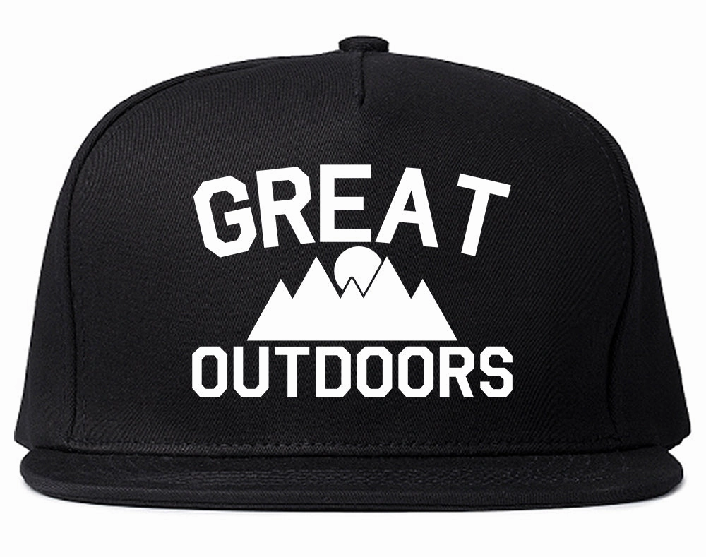 Great Outdoors Camping Mens Snapback Hat