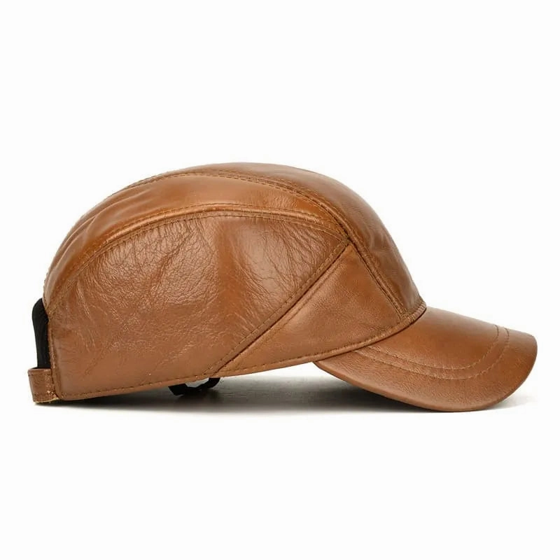 Greeley Genuine Leather Baseball Cap
