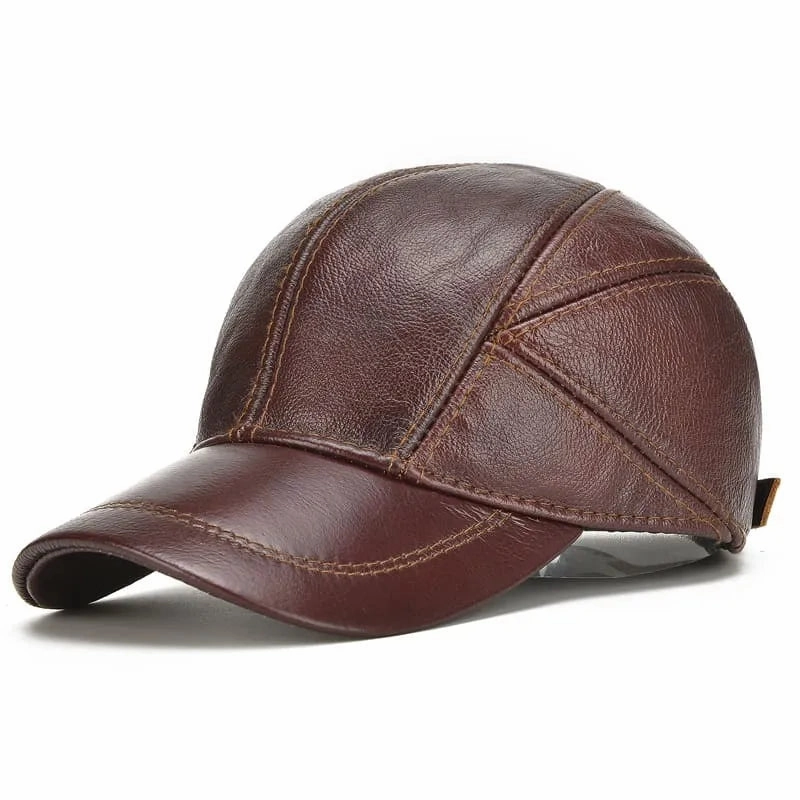 Greeley Genuine Leather Baseball Cap