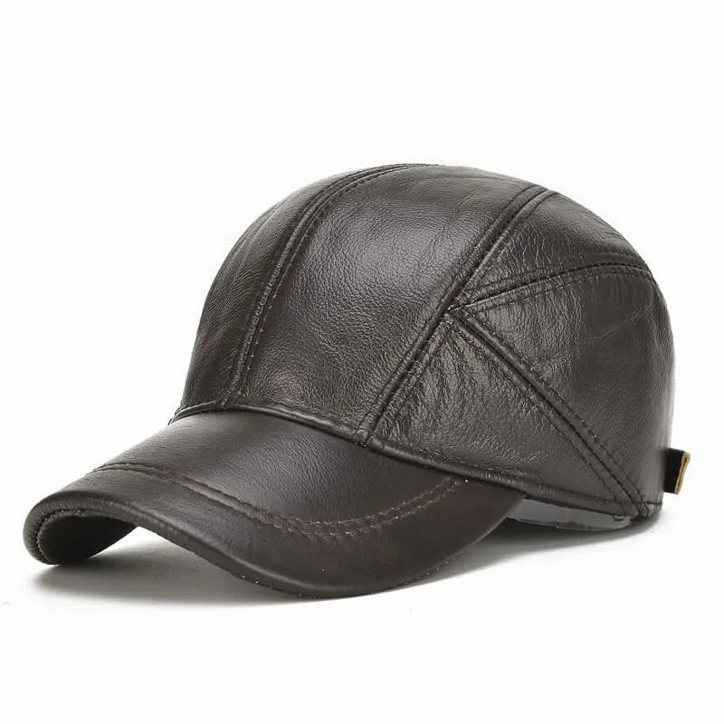 Greeley Genuine Leather Baseball Cap