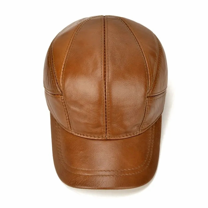 Greeley Genuine Leather Baseball Cap