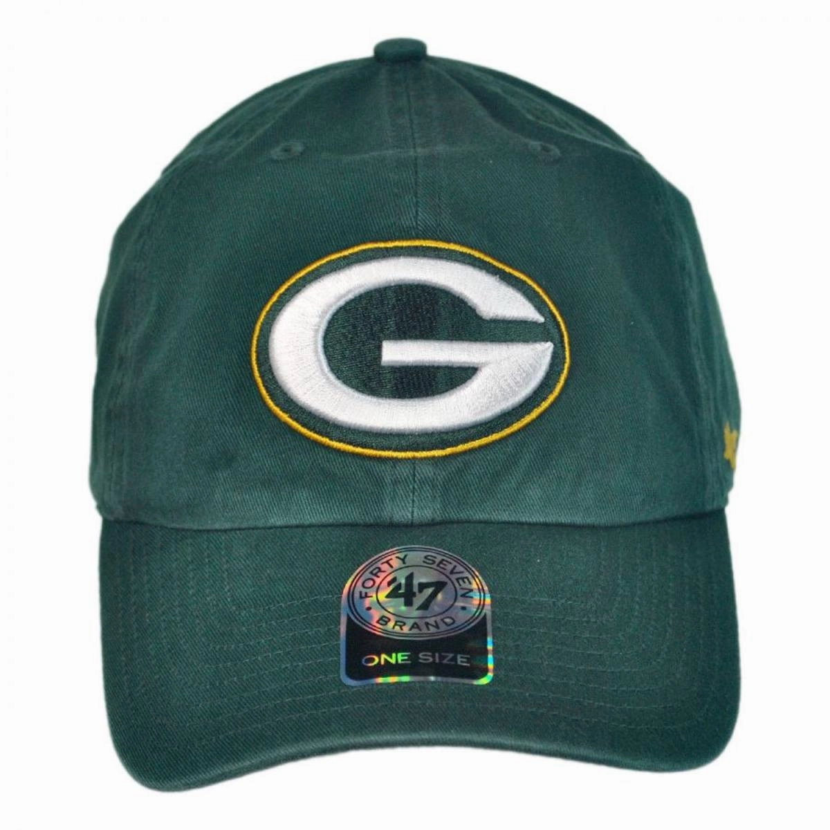 Green Bay Packers NFL Clean Up Strapback Baseball Cap Dad Hat