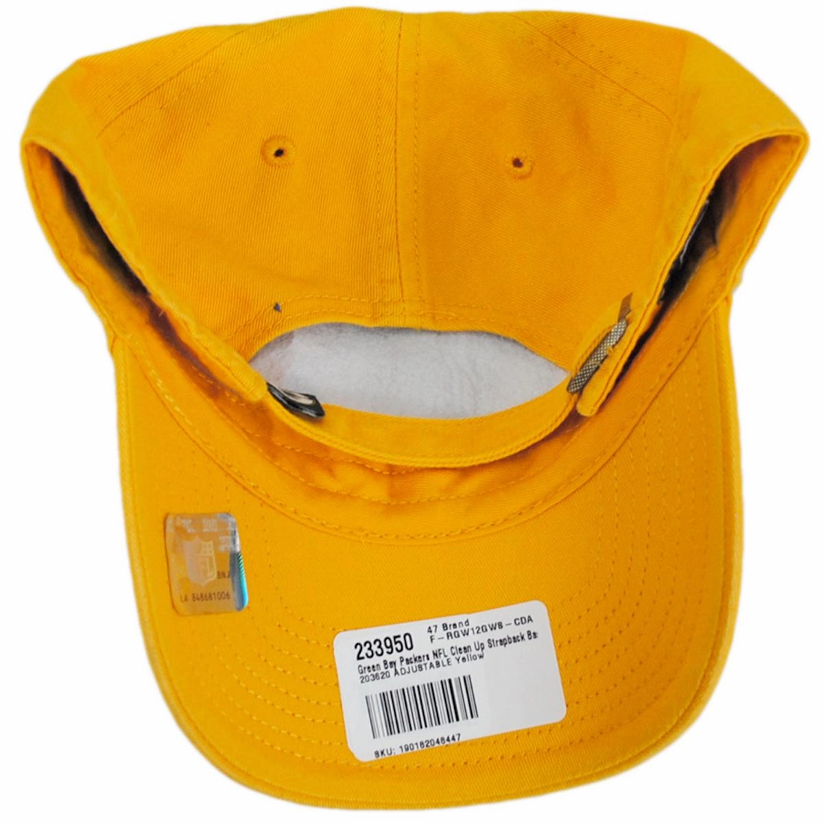 Green Bay Packers NFL Clean Up Strapback Baseball Cap Dad Hat