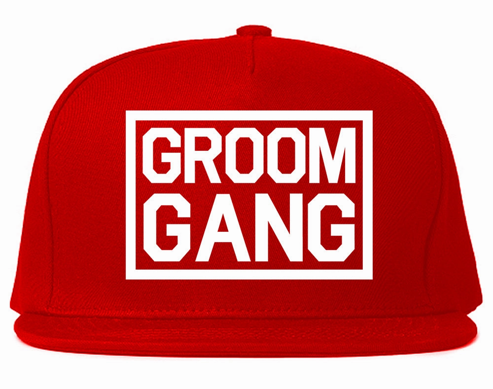 Groom Gang Bachelor Party Mens Snapback Hat