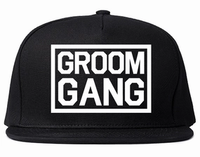 Groom Gang Bachelor Party Mens Snapback Hat