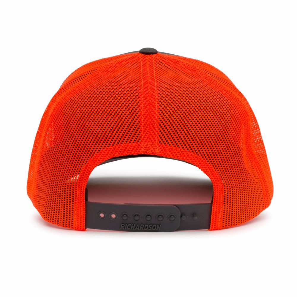 Grundns Offset Embroidered Logo Trucker Hat