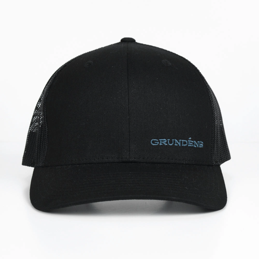 Grundns Offset Embroidered Logo Trucker Hat