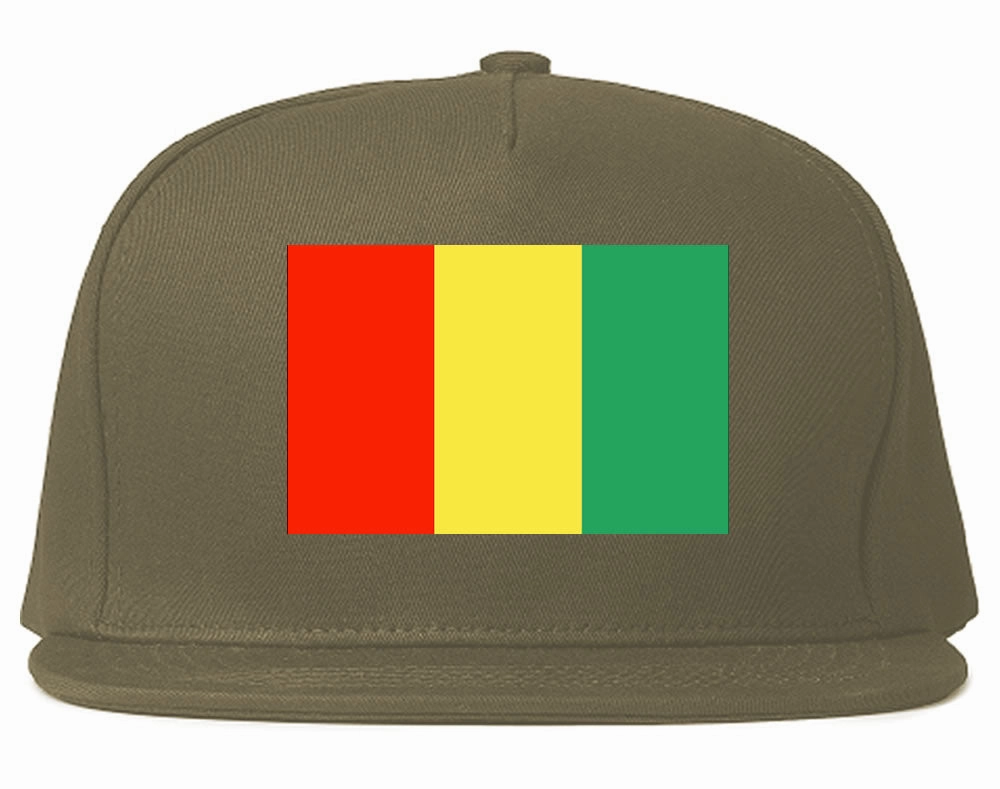 Guinea Flag Country Printed Snapback Hat Cap