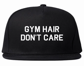 Gym Hair Dont Care Mens Snapback Hat