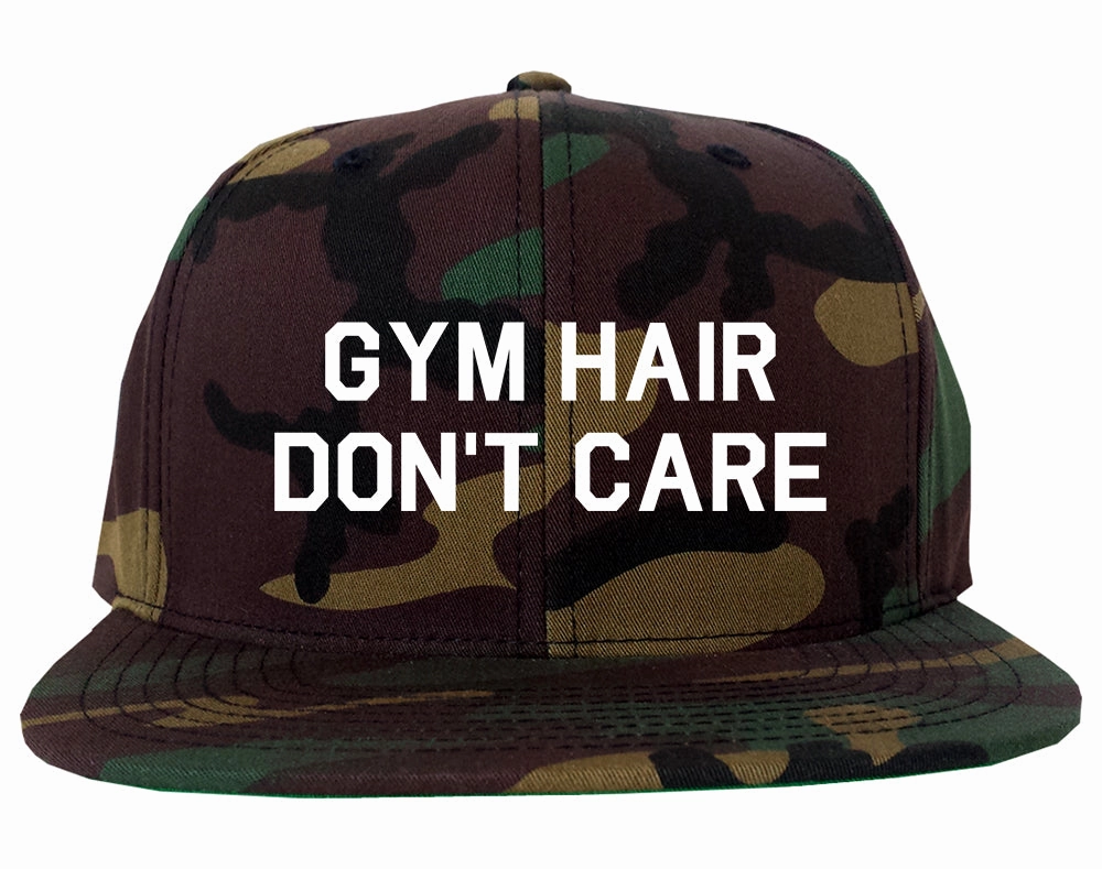 Gym Hair Dont Care Mens Snapback Hat