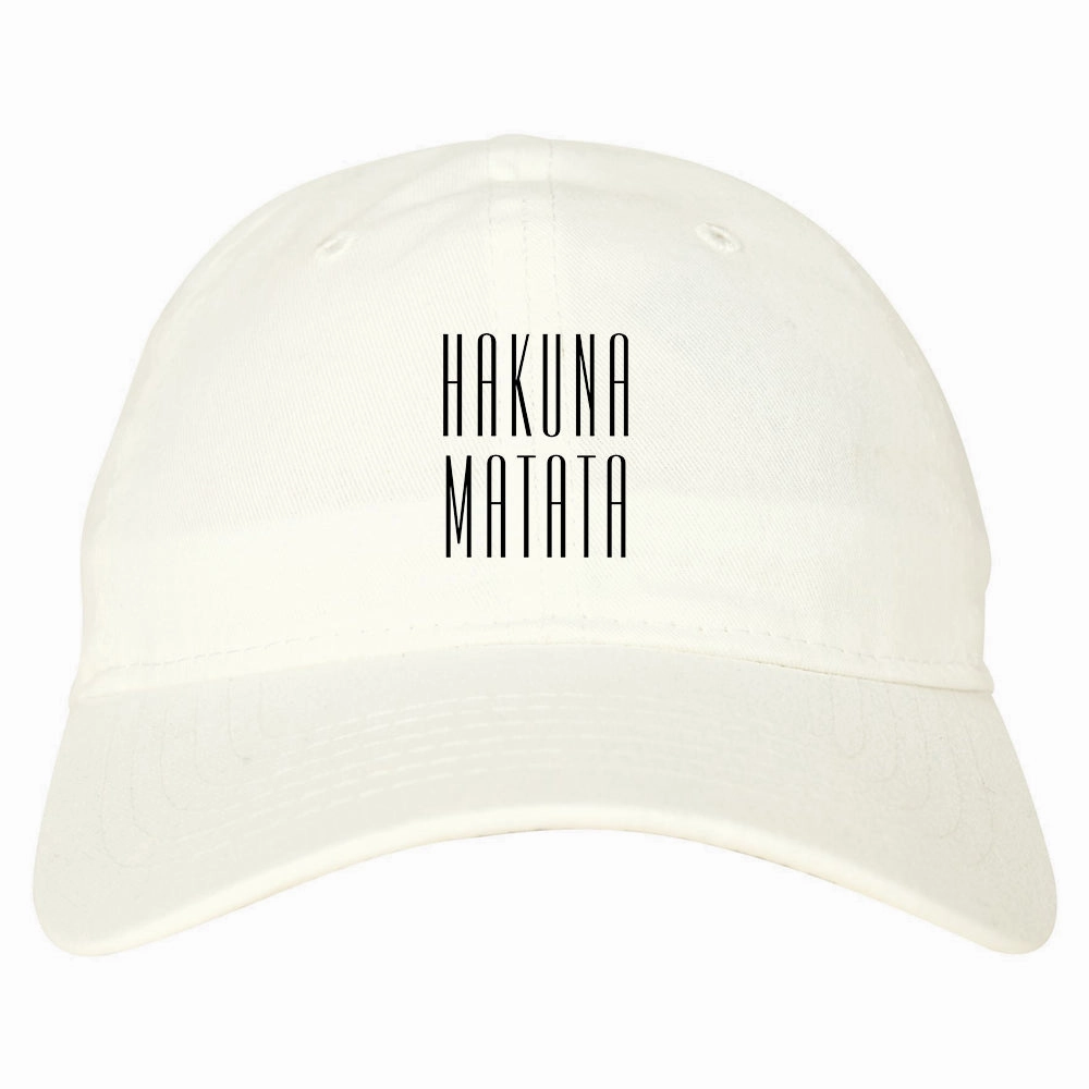 Hakuna Matata No Worries Mens Dad Hat Baseball Cap