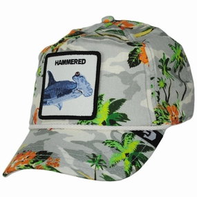 Hammered Shark Snapback Baseball Cap