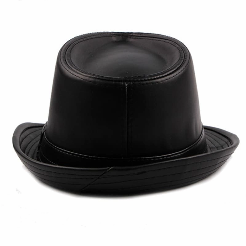 Hancock Leather Trilby Hat