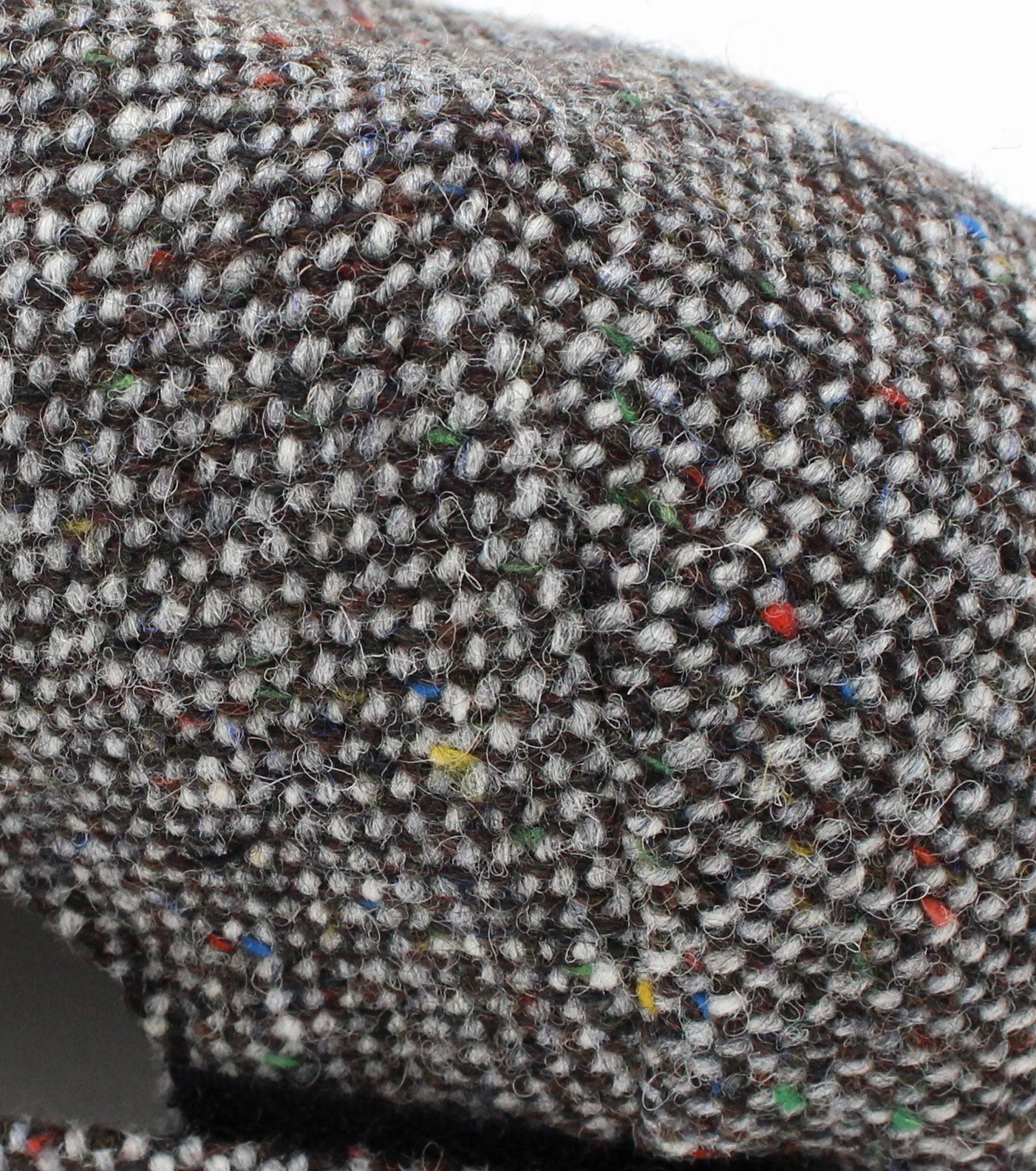 Hanna Children's Tweed Flat Cap | Grey and Brown Salt & Pepper
