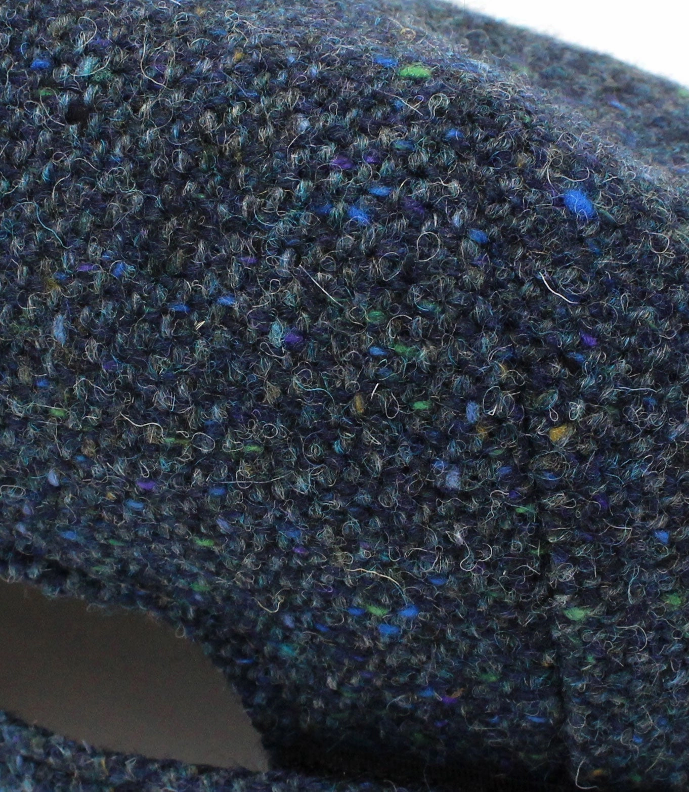 Hanna Children's Tweed Flat Cap | Navy Salt and Pepper