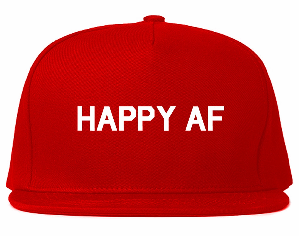 Happy AF Mens Snapback Hat