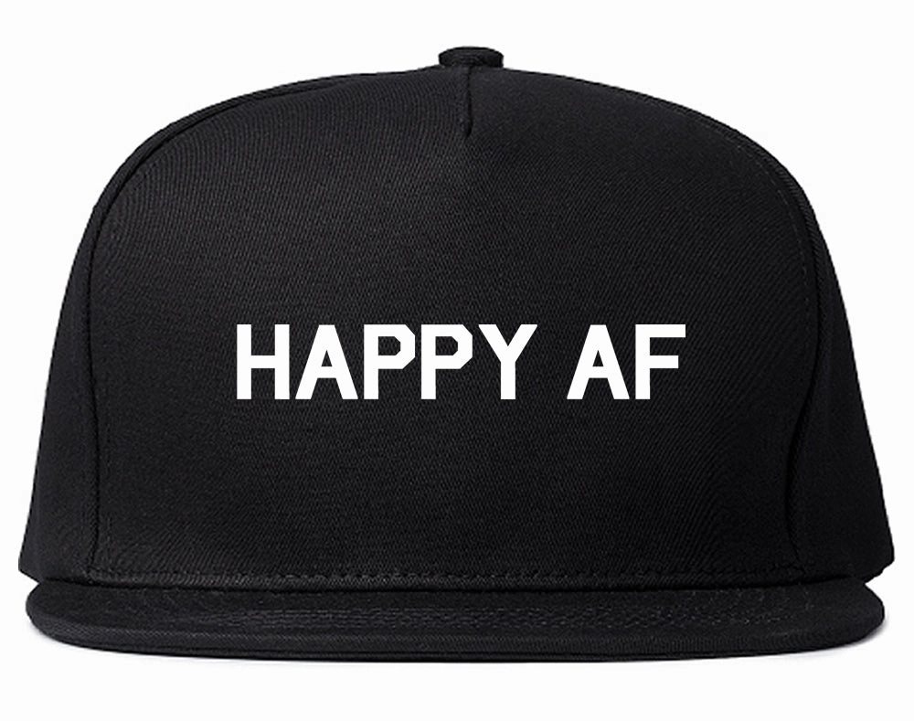 Happy AF Mens Snapback Hat