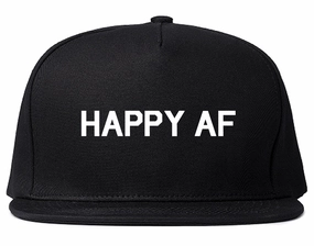 Happy AF Mens Snapback Hat