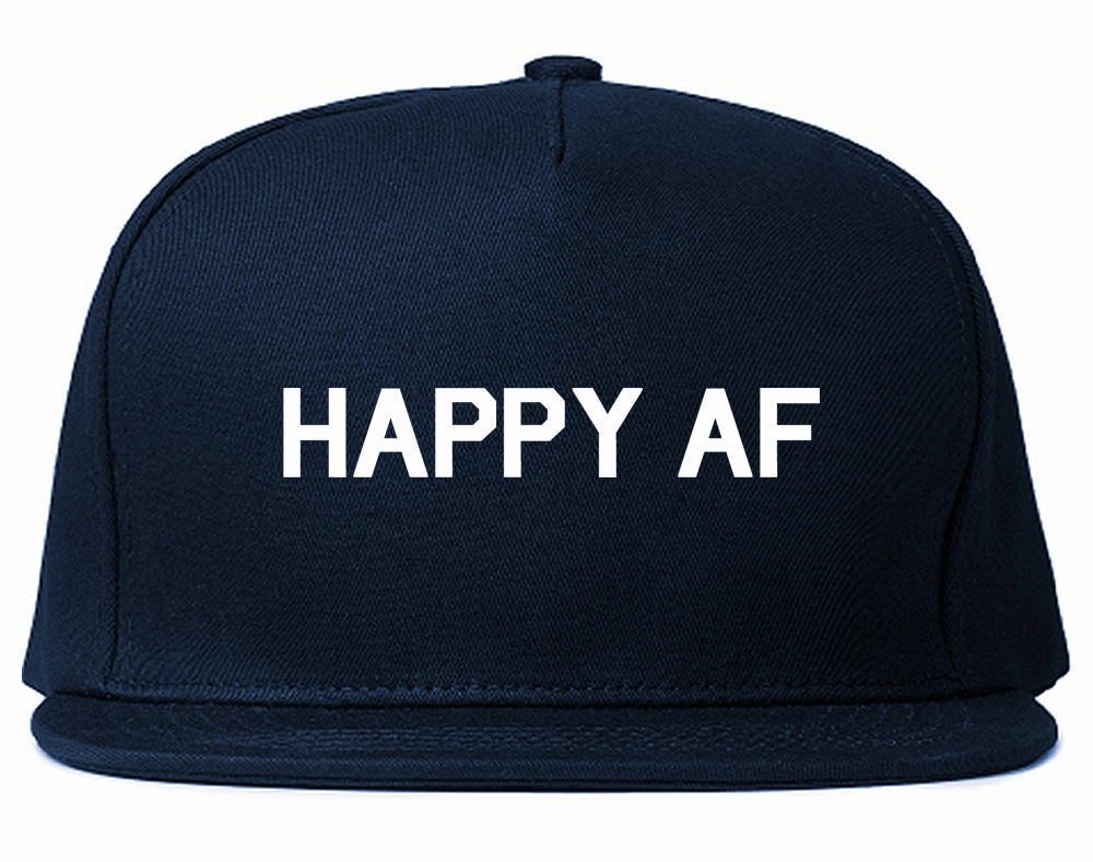 Happy AF Mens Snapback Hat