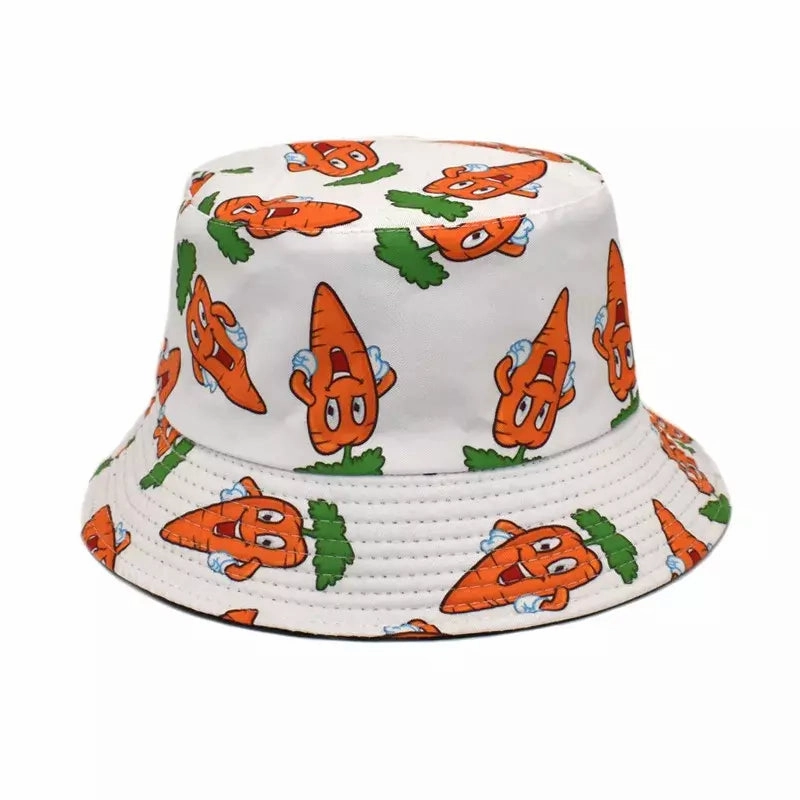 Happy Carrots Reversible Bucket Hat