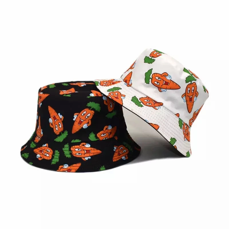 Happy Carrots Reversible Bucket Hat