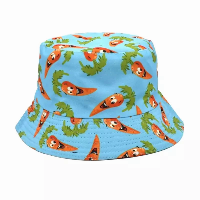 Happy Carrots Reversible Bucket Hat