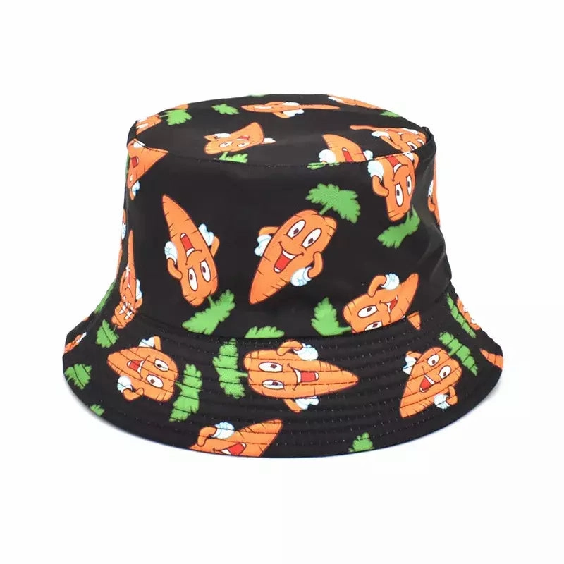 Happy Carrots Reversible Bucket Hat