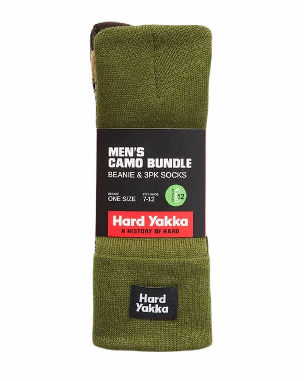 Hard Yakka Crew Socks and Beanie Bundle