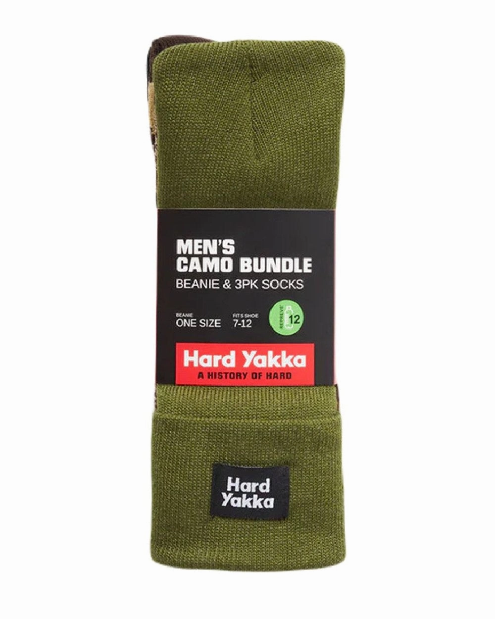 Hard Yakka Crew Socks and Beanie Bundle