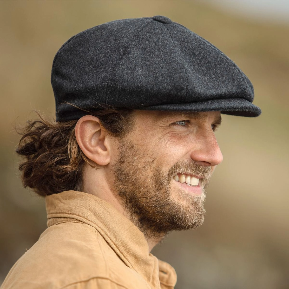 Harlem Wool Blend Newsboy Cap