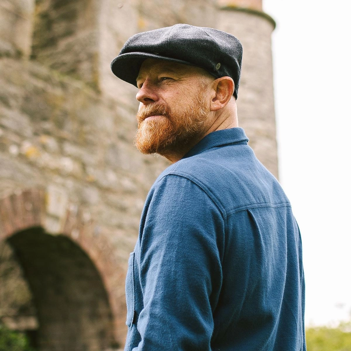 Harlem Wool Blend Newsboy Cap