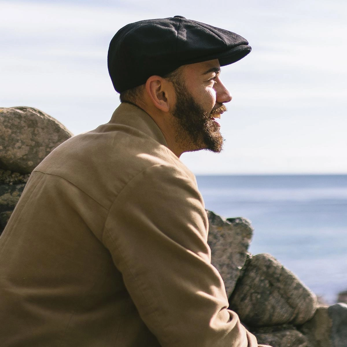 Harlem Wool Blend Newsboy Cap