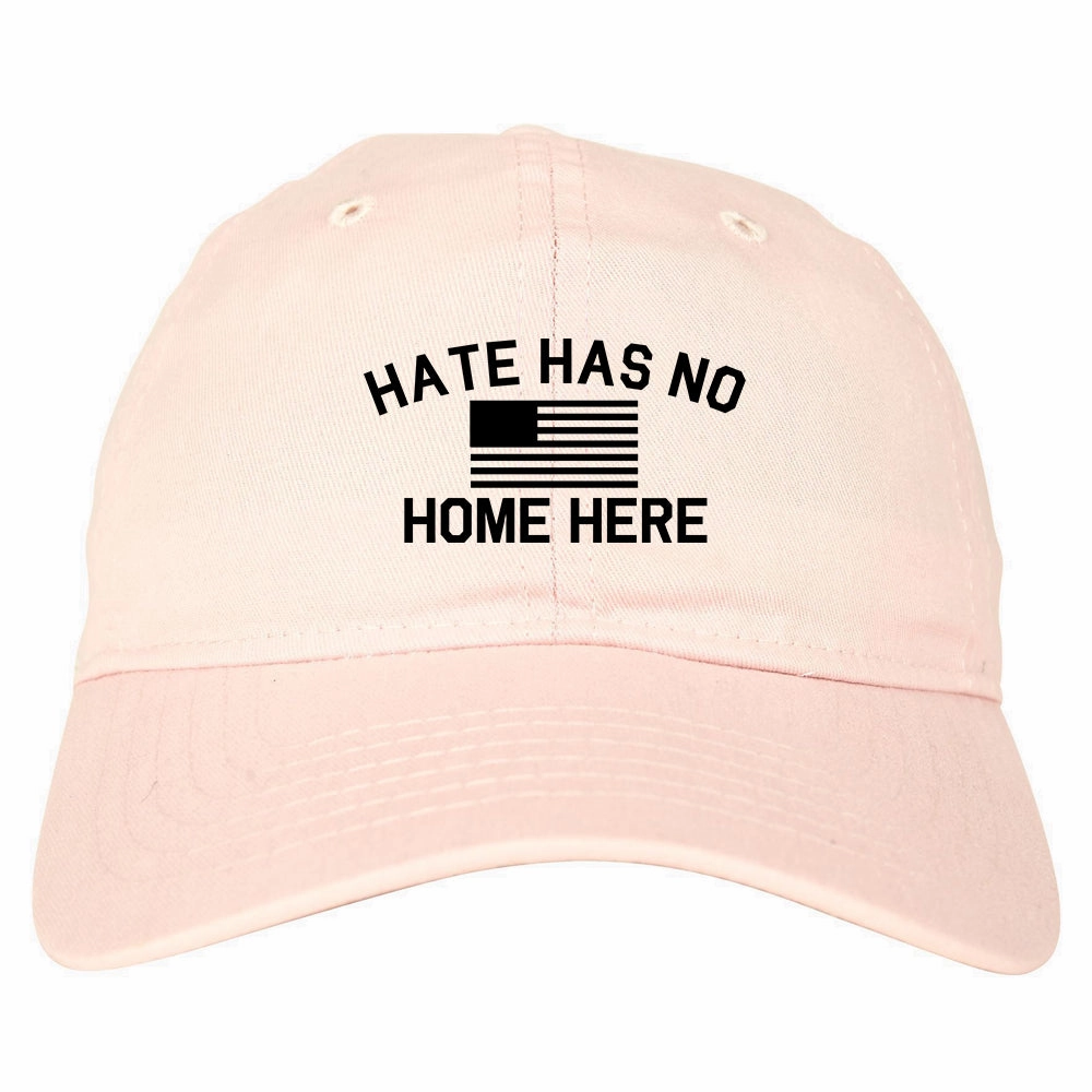 Hate Has No Home Here America Flag Mens Dad Hat Baseball Cap
