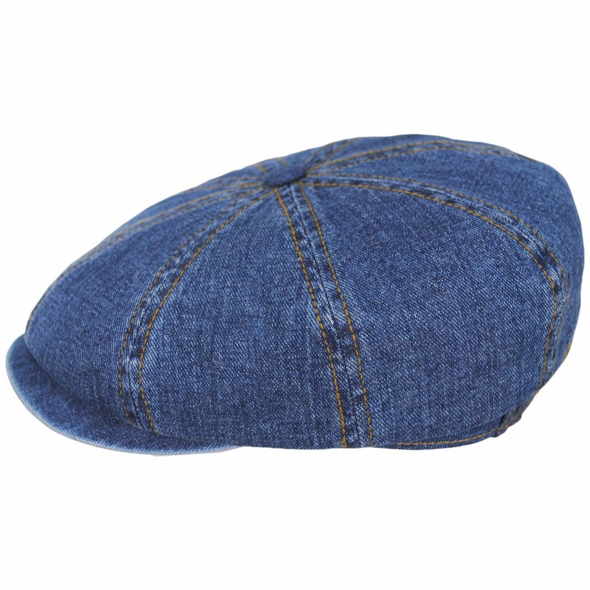 Hatteras Cotton Denim Newsboy Cap