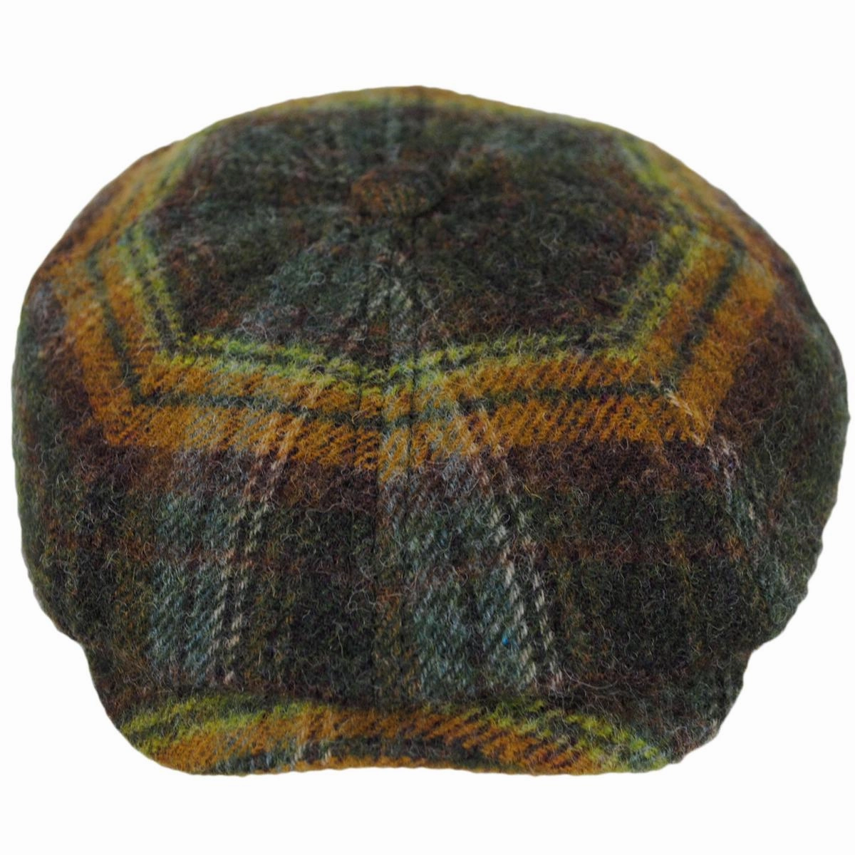 Hatteras Shetland Wool Plaid Newsboy Cap
