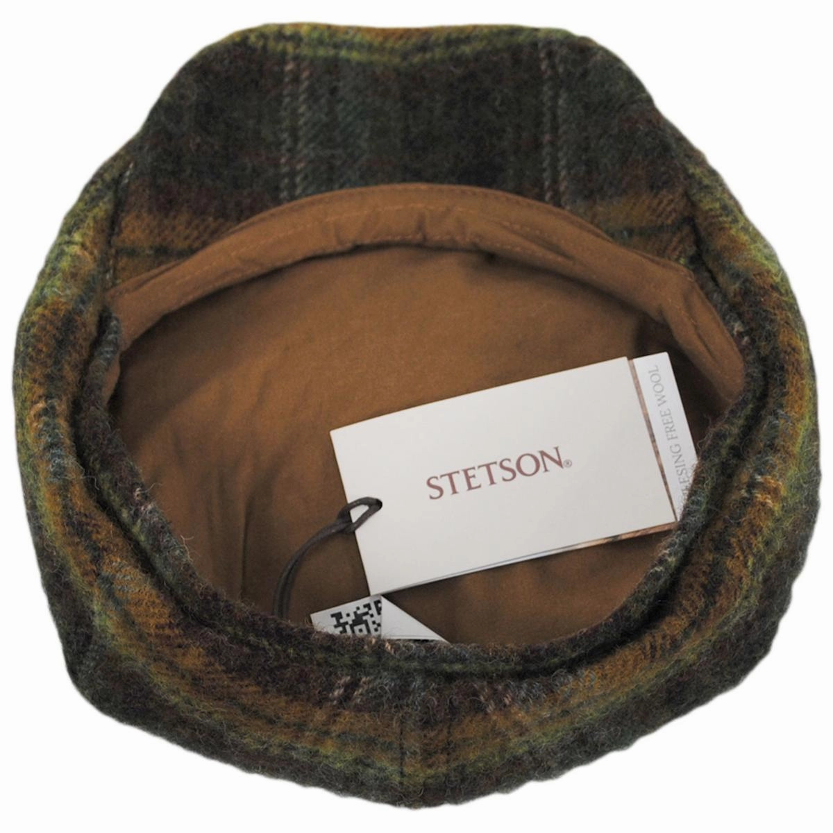 Hatteras Shetland Wool Plaid Newsboy Cap