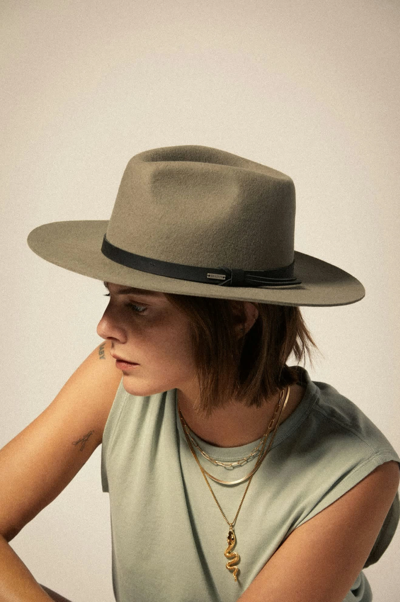 Hawkins WTHR GUARD? Cowboy Hat - Brindle/Black