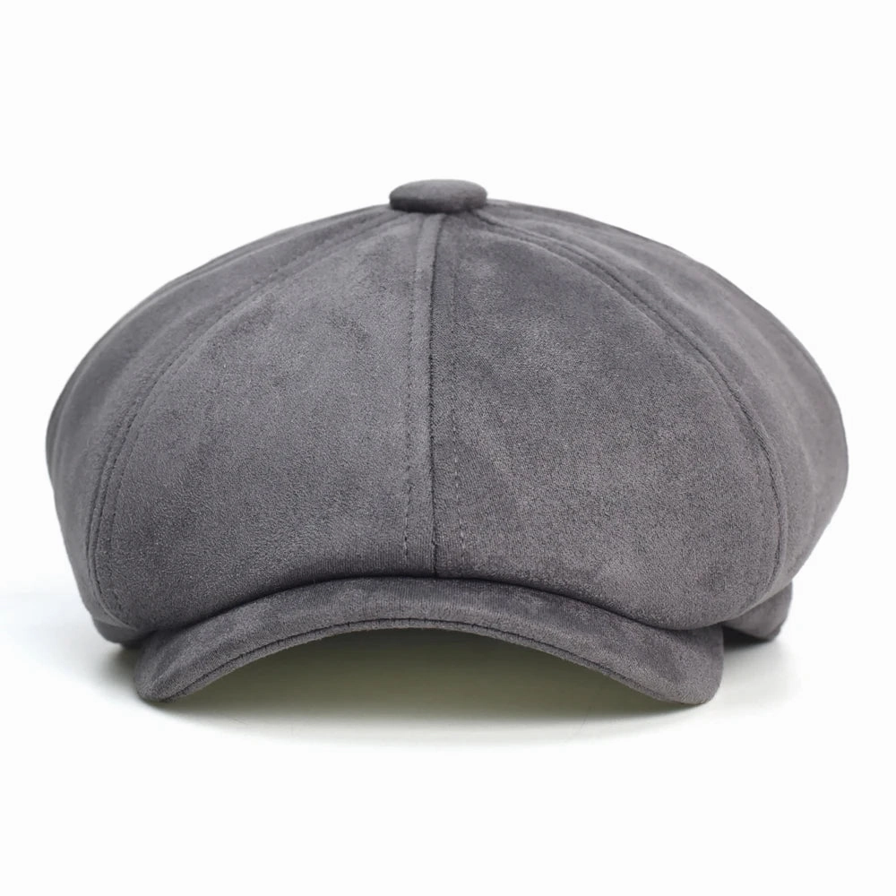 Hayton Suede Newsboy Cap