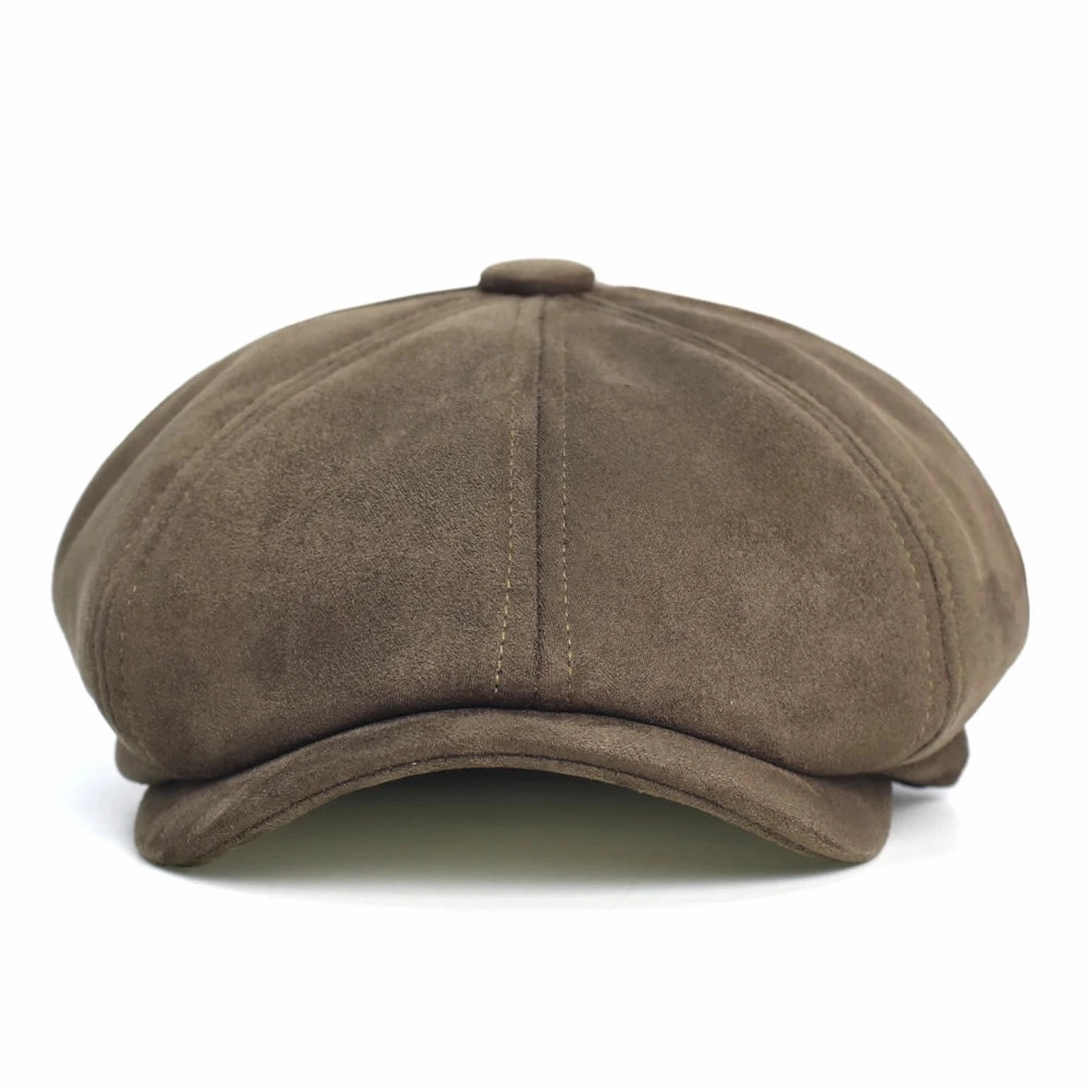 Hayton Suede Newsboy Cap
