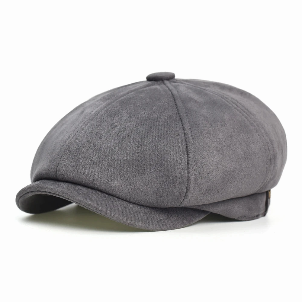 Hayton Suede Newsboy Cap