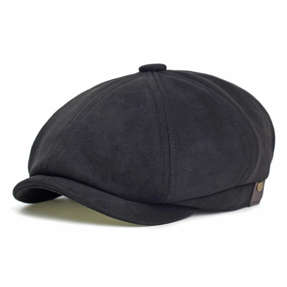 Hayton Suede Newsboy Cap